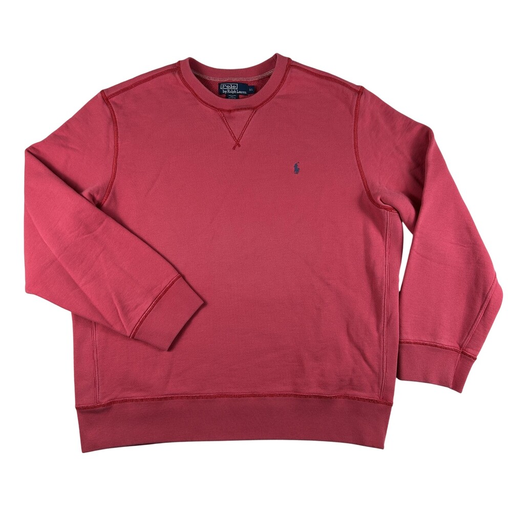 Vintage Polo Ralph Lauren Sweatshirt Mens XL Fleece Pullover Crewneck Logo 90s